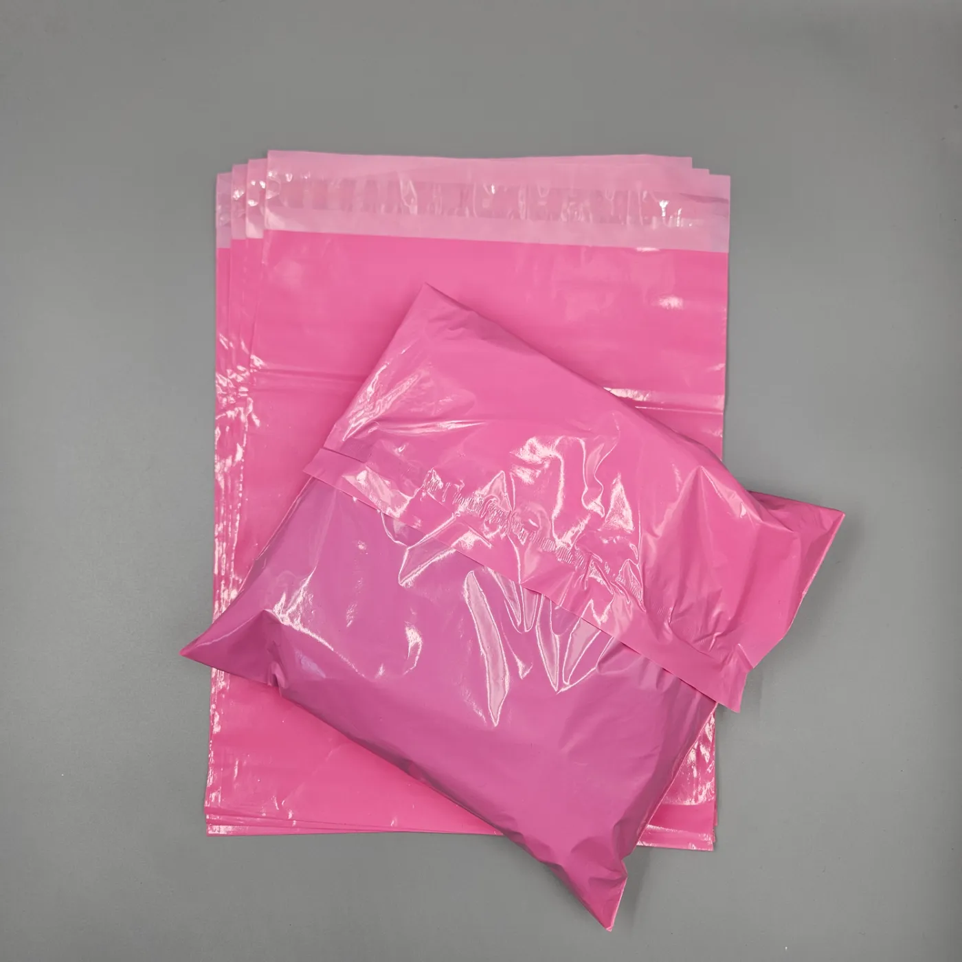 Polymailer bags — Pink — Pink — view 3