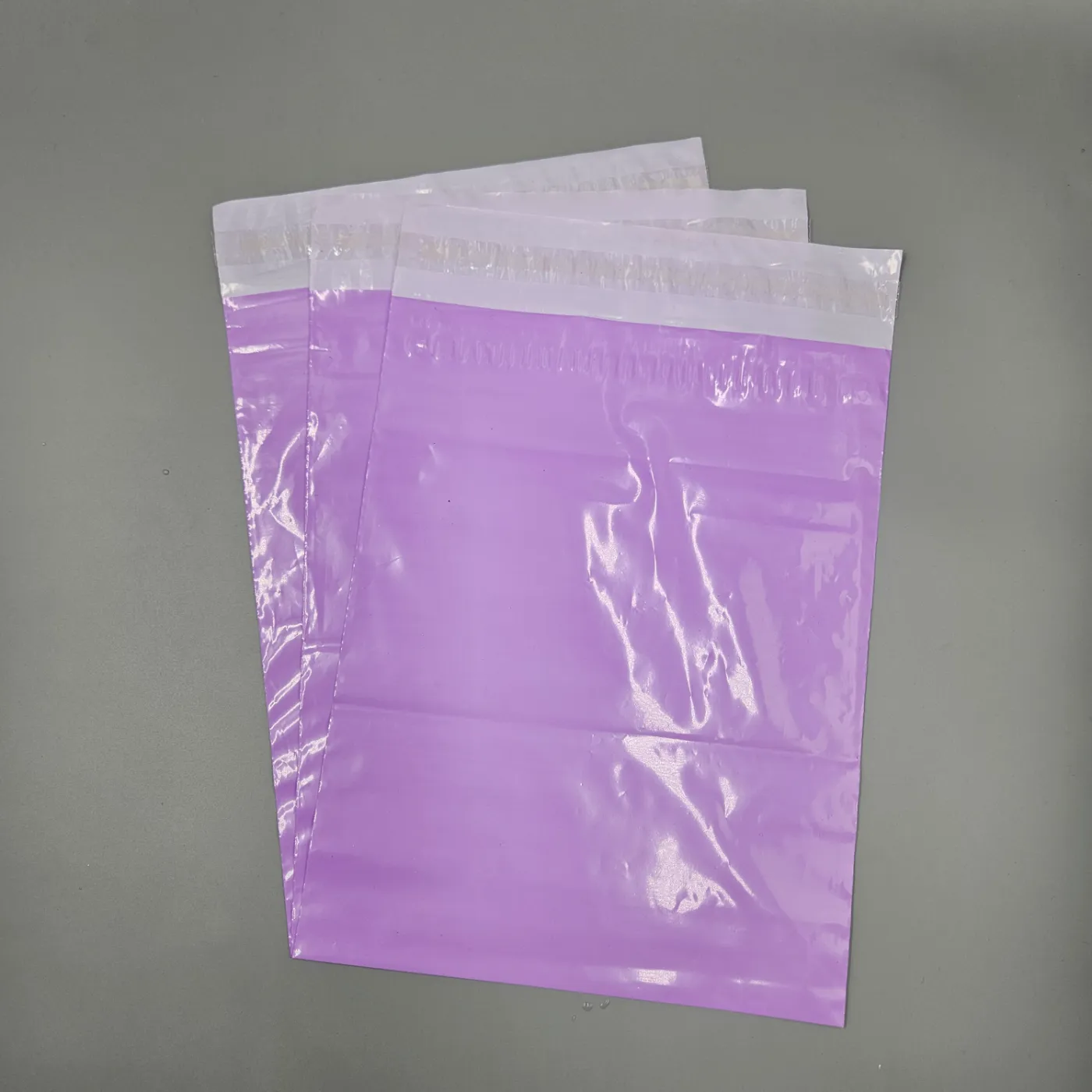 Polymailer bags - Black — Lilac Purple — Lilac Purple — view 2