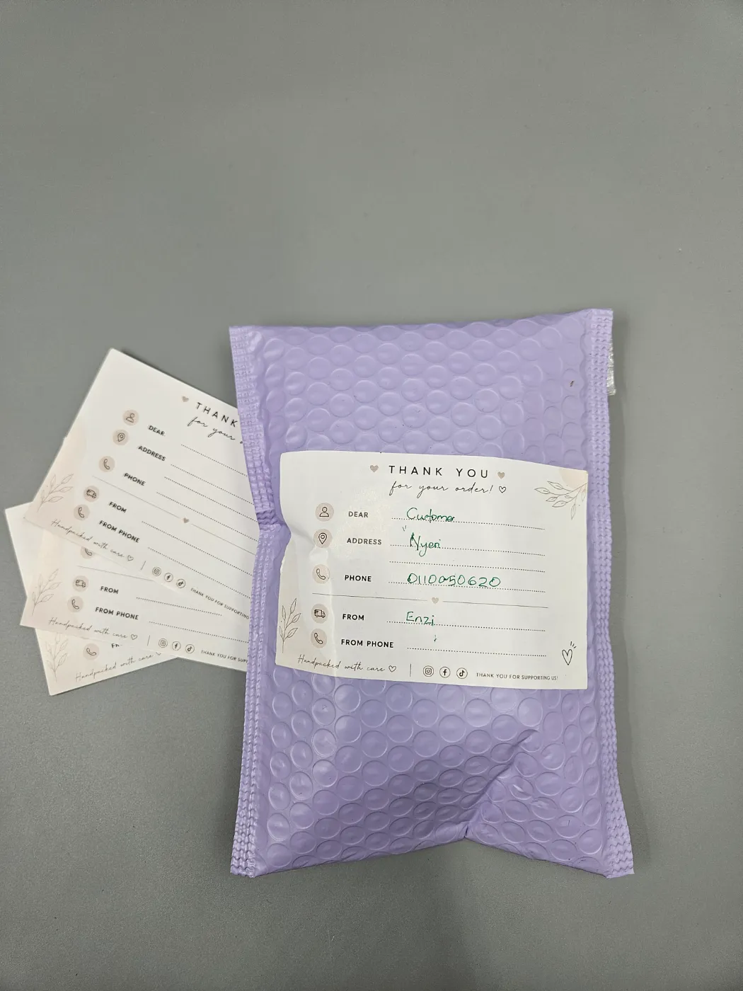 Delivery Address Sticker — view 3