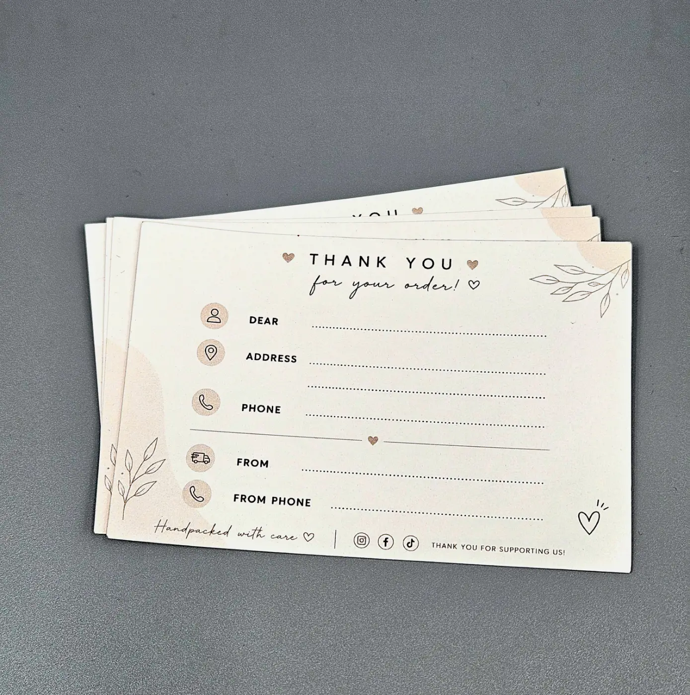 Delivery Address Sticker