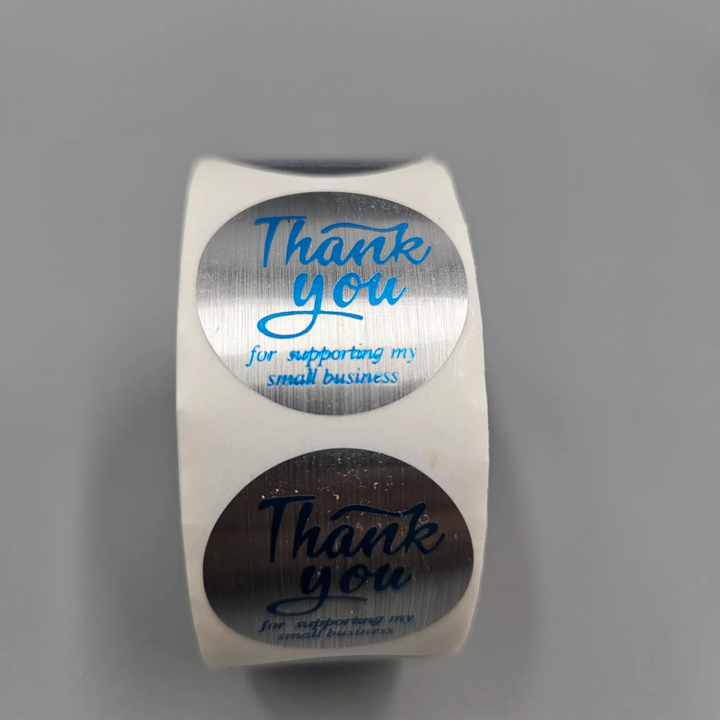 Thank You Sticker — Blue