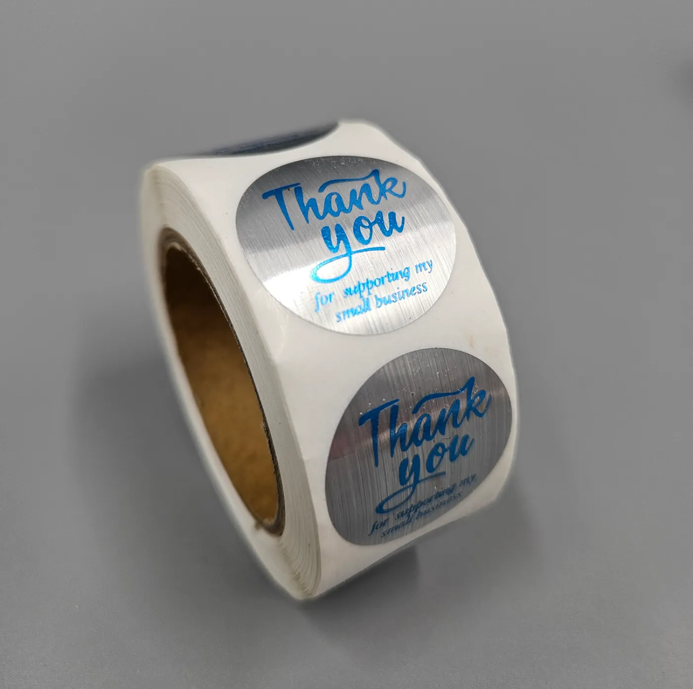 Thank You Sticker — Blue — Blue — view 2