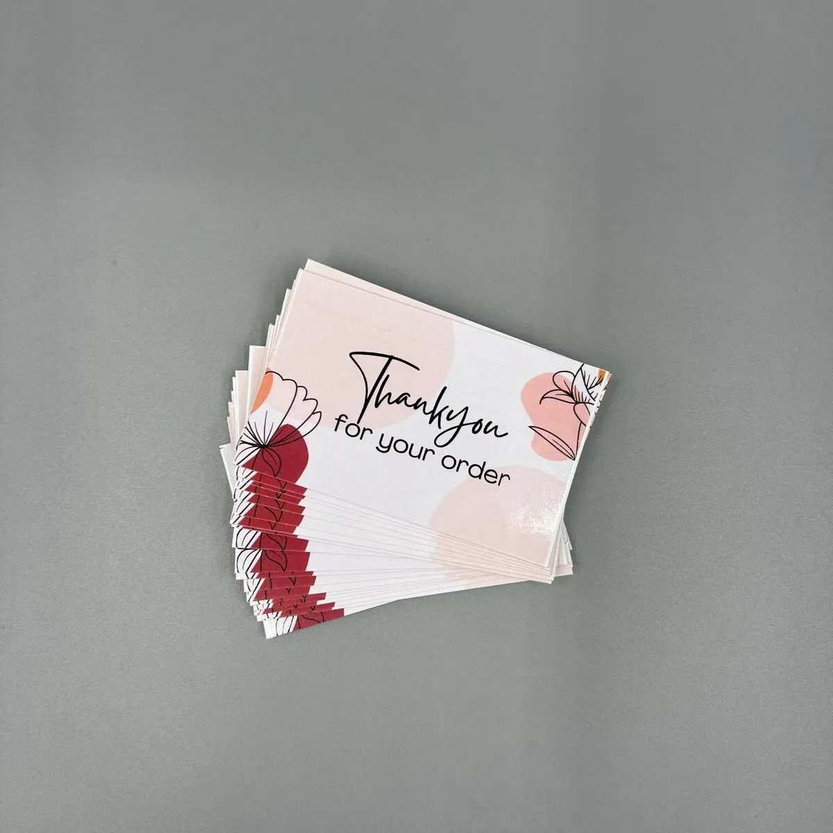Thank You Cards Pack — Petals